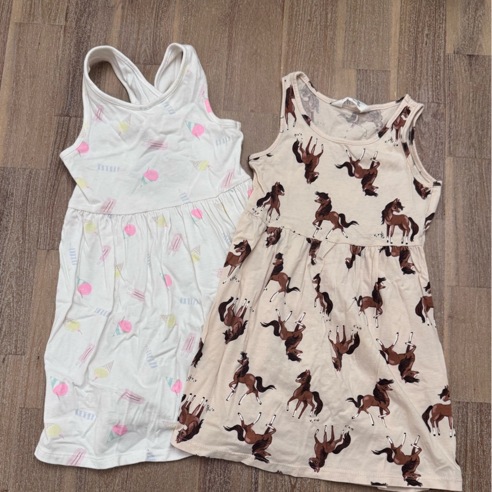 Two Girls Dresses 4T Gap H&M